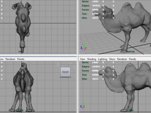 bactrian camel 3D 모델