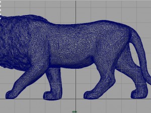 realistic lion 3D Model