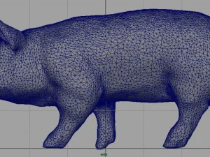 realistic pig 3D Model