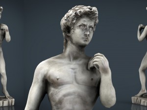 david statue by michelangelo 3D Model