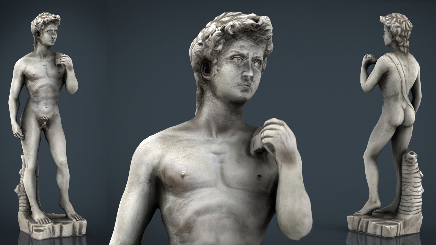 Давид Микеланджело 3д скульптура