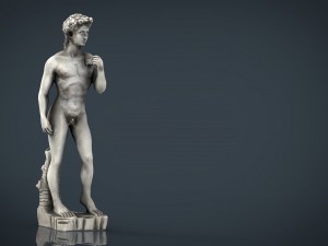 david statue by michelangelo 3D Model