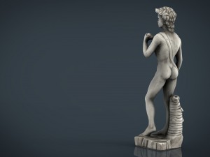 david statue by michelangelo 3D Model