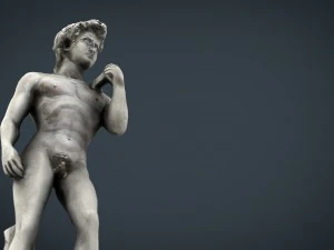 statua del David di Michelangelo Modello 3D