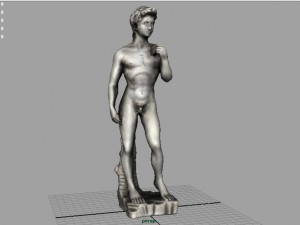 david statue by michelangelo 3D Model