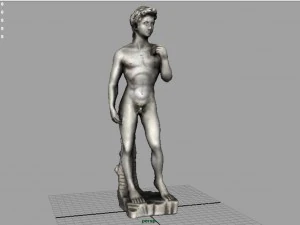 statua del David di Michelangelo Modello 3D