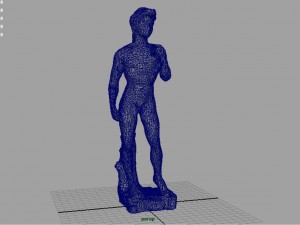 david statue by michelangelo 3D Model