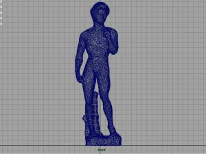 statua del David di Michelangelo Modello 3D