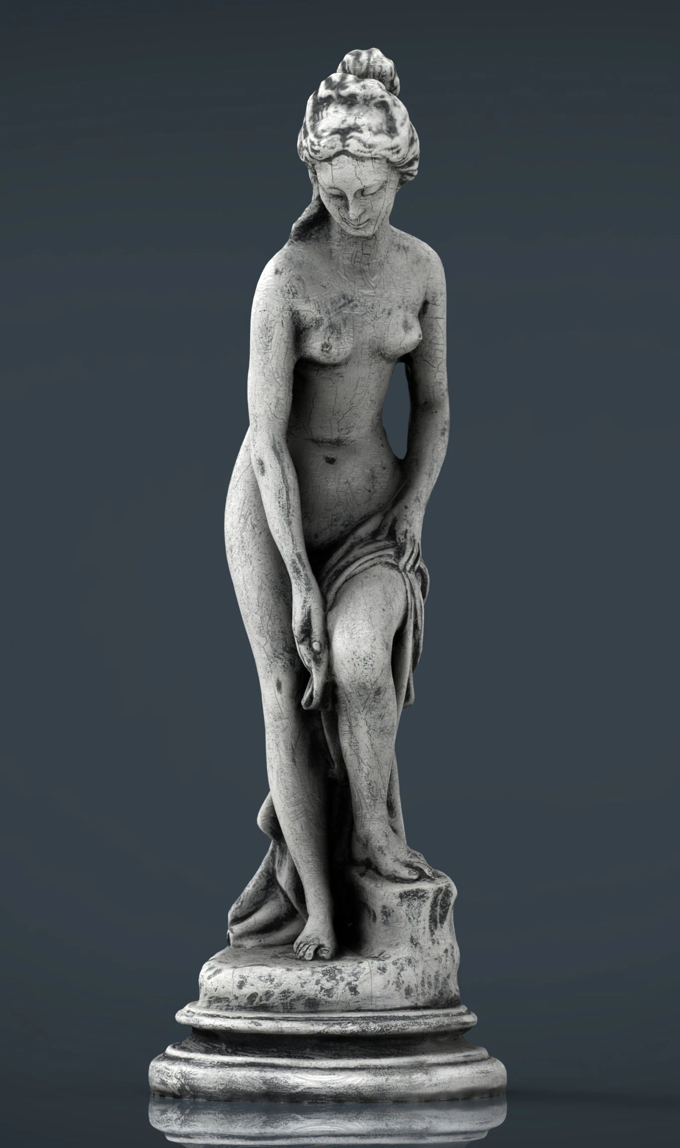 venus at bath 3D Model .c4d .max .obj .3ds .fbx .stl .blend 