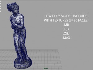 venus italic of canova 3D Модель