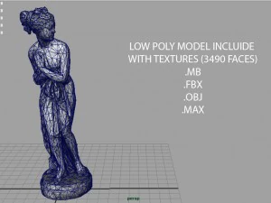 venus italic of canova 3D Model