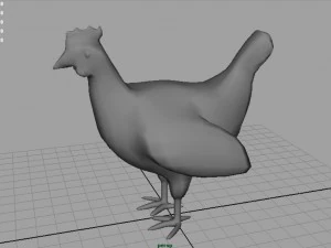 galinha Modelo 3D