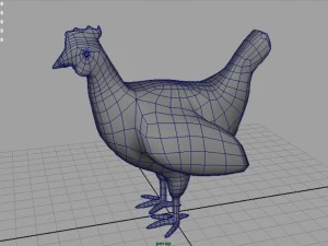 galinha Modelo 3D