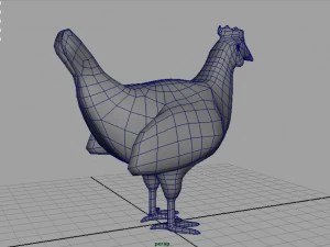galinha Modelo 3D