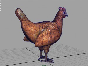galinha Modelo 3D