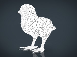 chick 3Dモデル