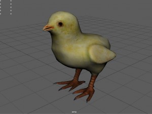 chick 3Dモデル