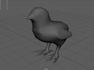 chick 3Dモデル