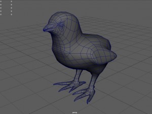 chick 3Dモデル