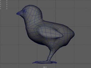 chick 3Dモデル