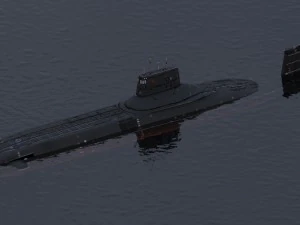 submarine typhoon-class 3D Model