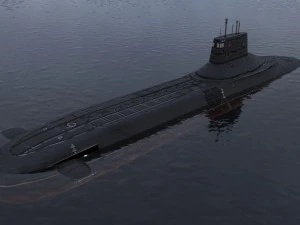 submarine typhoon-class 3D Model