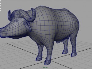 african buffalo Modèle 3D