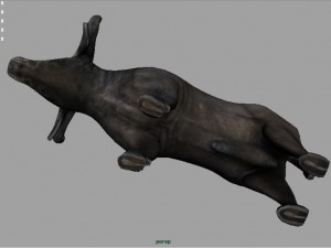 african buffalo Modèle 3D