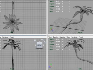 palm tree 2 3D Model
