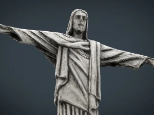 cristo redentor 3D Model
