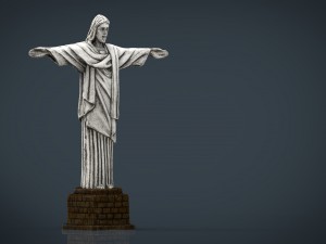 cristo redentor 3D 模型