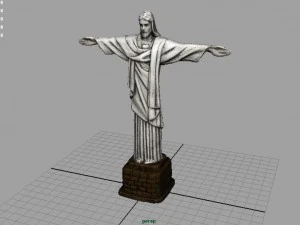 cristo redentor 3D Model