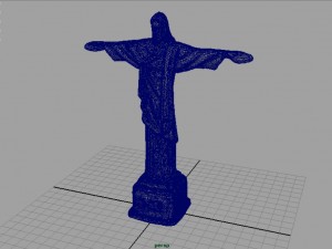 cristo redentor 3D 模型