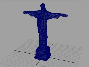 cristo redentor 3D Model