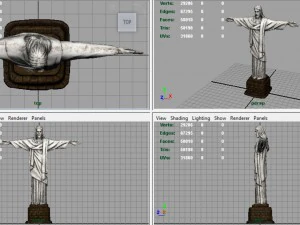 cristo redentor 3D Model