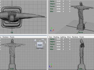 cristo redentor 3D 模型