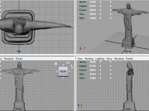 cristo redentor 3D Model