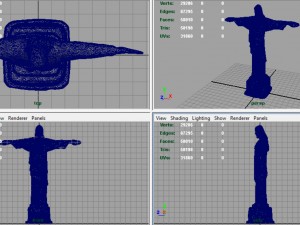 cristo redentor 3D 模型