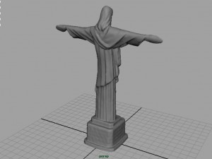 cristo redentor 3D 模型
