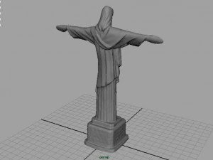 cristo redentor 3D Model