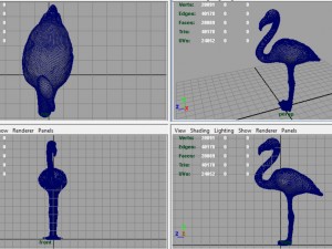 flamingo Model 3D