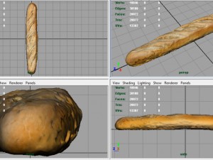 loaf of bread Model 3D
