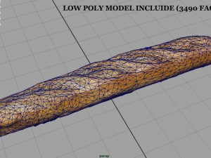 loaf of bread Model 3D