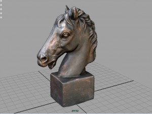 horse bust 3D Model