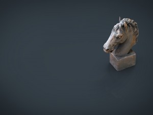 horse bust 3D Model