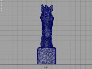 busto de cavalo Modelo 3D
