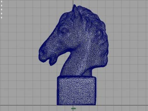 busto de cavalo Modelo 3D