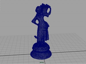 the grape picker woman 3D Model