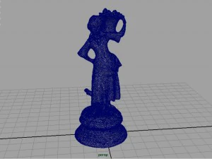 the grape picker woman 3D Model