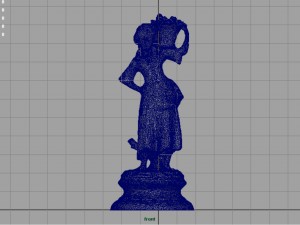 the grape picker woman 3D Model